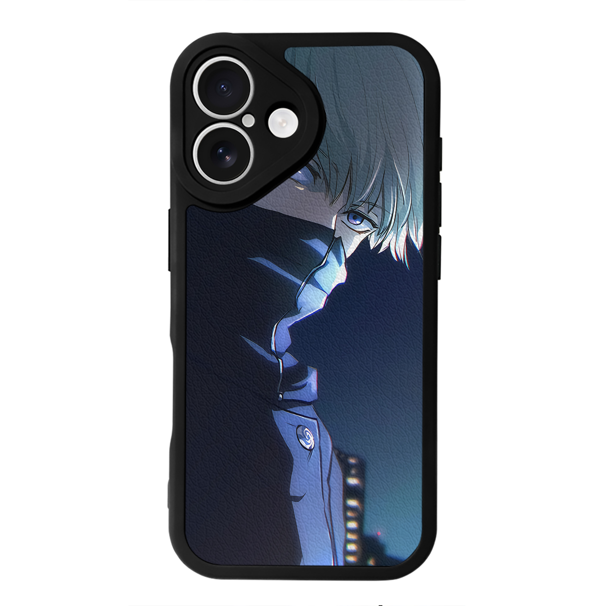 （画像用） 呪術廻戦 Jujutsu Kaisen 【iPhone 16シリーズ対応】シリコンスマホケース（レザー調） 材質：シリコン